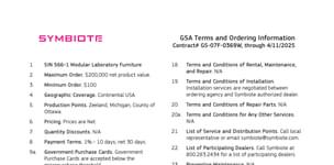 GSA Terms Symbiote Contract GS 07 F 0369 W pdf download