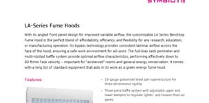 Symbiote LA Series Fume Hood Sell Sheet pdf download